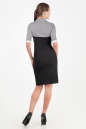 Офисное платье футляр черного цвета 2343.41 No3|интернет-магазин vvlen.com