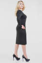 Платье футляр серого с черным цвета 1660.40  No1|интернет-магазин vvlen.com
