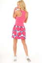 Летнее платье с пышной юбкой розового тона цвета 765.17 No3|интернет-магазин vvlen.com