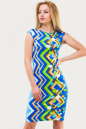 Летнее платье трапеция голубого тона цвета 1319.33 No0|интернет-магазин vvlen.com