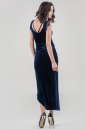 Вечернее платье футляр синего цвета 2635.26 No3|интернет-магазин vvlen.com