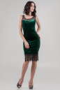 Коктейльное платье футляр салатового цвета 2641.26 No0|интернет-магазин vvlen.com