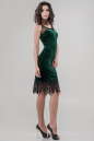 Коктейльное платье футляр салатового цвета 2641.26 No1|интернет-магазин vvlen.com