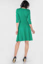 Повседневное платье с расклешённой юбкой зеленого цвета 2661.47 No2|интернет-магазин vvlen.com