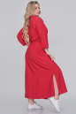 Повседневное платье рубашка красного цвета 2918.130 No1|интернет-магазин vvlen.com