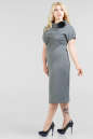 Платье футляр серого цвета 1170.13  No1|интернет-магазин vvlen.com