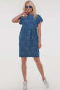 Летнее платье с юбкой тюльпан джинса цвета 2832.9|интернет-магазин vvlen.com