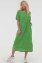 Летнее платье трапеция зеленого цвета 2829.81 No0|интернет-магазин vvlen.com