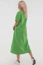 Летнее платье трапеция зеленого цвета 2829.81 No2|интернет-магазин vvlen.com