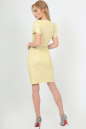 Летнее платье футляр желтого цвета 2504-3.89 No3|интернет-магазин vvlen.com