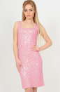 Летнее платье майка розового цвета 2370-1.89 No0|интернет-магазин vvlen.com