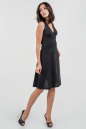 Коктейльное платье с расклешённой юбкой черного цвета 427.6 No1|интернет-магазин vvlen.com