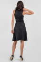 Коктейльное платье с расклешённой юбкой черного цвета 427.6 No2|интернет-магазин vvlen.com