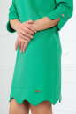Повседневное платье футляр зеленого цвета 2503.47 No4|интернет-магазин vvlen.com