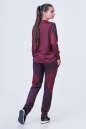 Домашний костюм бордового цвета 2379.41 No2|интернет-магазин vvlen.com