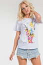 Женская футболка с принтом жираф No0|интернет-магазин vvlen.com