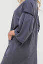 Спортивное платье  джинса цвета 2810.79 No4|интернет-магазин vvlen.com