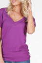 Женская футболка сиреневого цвета 790.17 No2|интернет-магазин vvlen.com