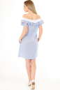 Летнее платье трапеция голубой полоски цвета 2563.93 No3|интернет-магазин vvlen.com