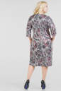Платье футляр серого с розовым цвета 1-1317  No2|интернет-магазин vvlen.com