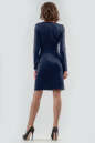 Офисное платье футляр темно-синего цвета 1605-1.47 No2|интернет-магазин vvlen.com