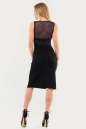 Коктейльное платье футляр черного цвета 664.2 No3|интернет-магазин vvlen.com