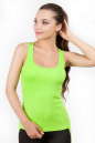Майка для фитнеса зеленого цвета 2360.67 No0|интернет-магазин vvlen.com