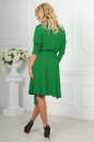 Повседневное платье с расклешённой юбкой зеленого цвета 2476.65 No5|интернет-магазин vvlen.com