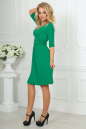 Повседневное платье с расклешённой юбкой зеленого цвета 2485.65 No3|интернет-магазин vvlen.com