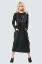 Платье  мешок  черного цвета 034 No0|интернет-магазин vvlen.com