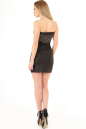 Коктейльное платье с открытой спиной черного цвета 892.6 No3|интернет-магазин vvlen.com