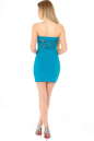 Коктейльное платье с открытой спиной морской волны цвета 892.6 No3|интернет-магазин vvlen.com