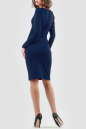 Офисное платье футляр темно-синего цвета 944-1.47 No2|интернет-магазин vvlen.com