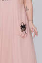 Летнее платье трапеция персикового цвета 2911.101 No1|интернет-магазин vvlen.com