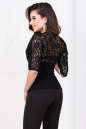 Блуза черного цвета 675.12 No2|интернет-магазин vvlen.com