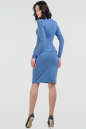 Офисное платье футляр джинса цвета 2672.47 No2|интернет-магазин vvlen.com