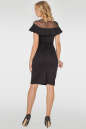 Коктейльное платье футляр черного цвета 2751.47 No2|интернет-магазин vvlen.com
