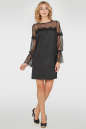 Коктейльное платье трапеция черного цвета 2752.112 No0|интернет-магазин vvlen.com