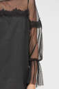 Коктейльное платье трапеция черного цвета 2752.112 No1|интернет-магазин vvlen.com