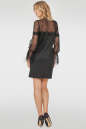 Коктейльное платье трапеция черного цвета 2752.112 No3|интернет-магазин vvlen.com
