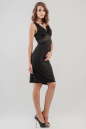 Коктейльное платье футляр черного цвета 1251.2 No1|интернет-магазин vvlen.com
