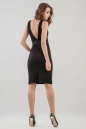 Коктейльное платье футляр черного цвета 1251.2 No3|интернет-магазин vvlen.com