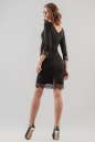 Коктейльное платье футляр черного цвета 2633.47 No3|интернет-магазин vvlen.com