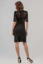 Коктейльное платье футляр черного цвета 1949.47 No1|интернет-магазин vvlen.com