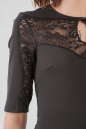 Коктейльное платье футляр черного цвета 1949.47 No2|интернет-магазин vvlen.com