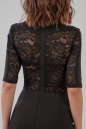 Коктейльное платье футляр черного цвета 1949.47 No3|интернет-магазин vvlen.com