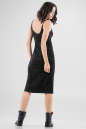 Повседневное платье-комбинация черного цвета 2647.98 No3|интернет-магазин vvlen.com