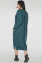 Платье оверсайз морской волны цвета 2739-1.79 No2|интернет-магазин vvlen.com