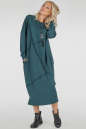 Платье оверсайз морской волны цвета 2739-1.79 No3|интернет-магазин vvlen.com