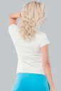 Женская футболка молочного цвета  020 No2|интернет-магазин vvlen.com